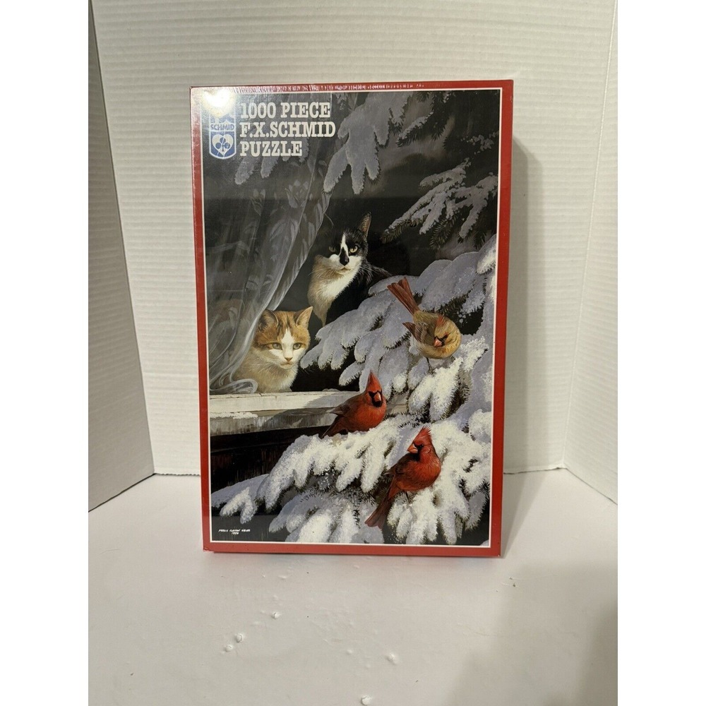 F.X. Schmid Wild Wings Birdwatchers Puzzle - 1000 Pieces 26.5 x 17.25 New Sealed